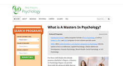 Desktop Screenshot of bestmastersinpsychology.com